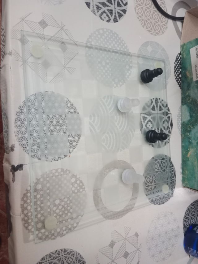 Juego ajedrez cristal 