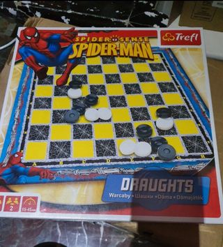Juego Damas Spiderman Nuevo