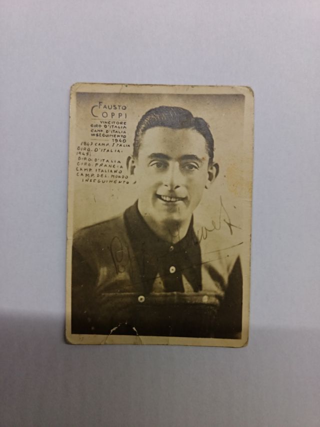 Foto ricordo Fausto Coppi
