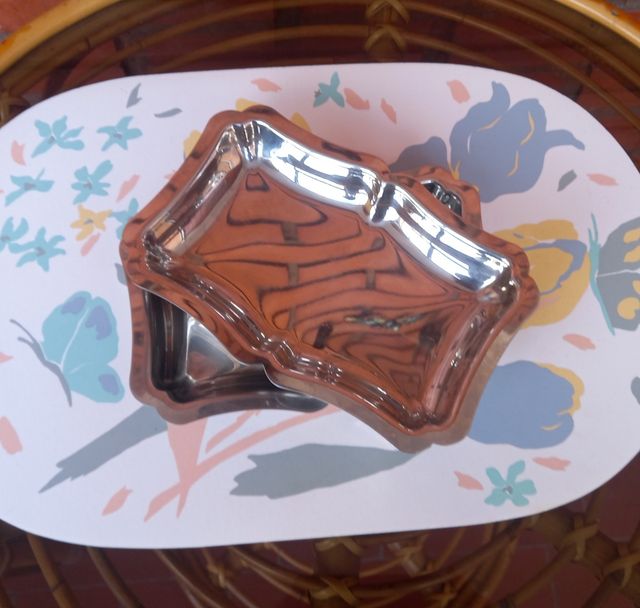 2 Bandejas Acero Vintage