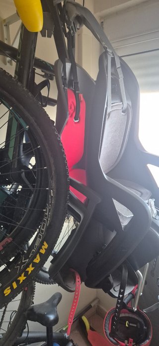 Silla porta niños bicicleta de tija sillín.