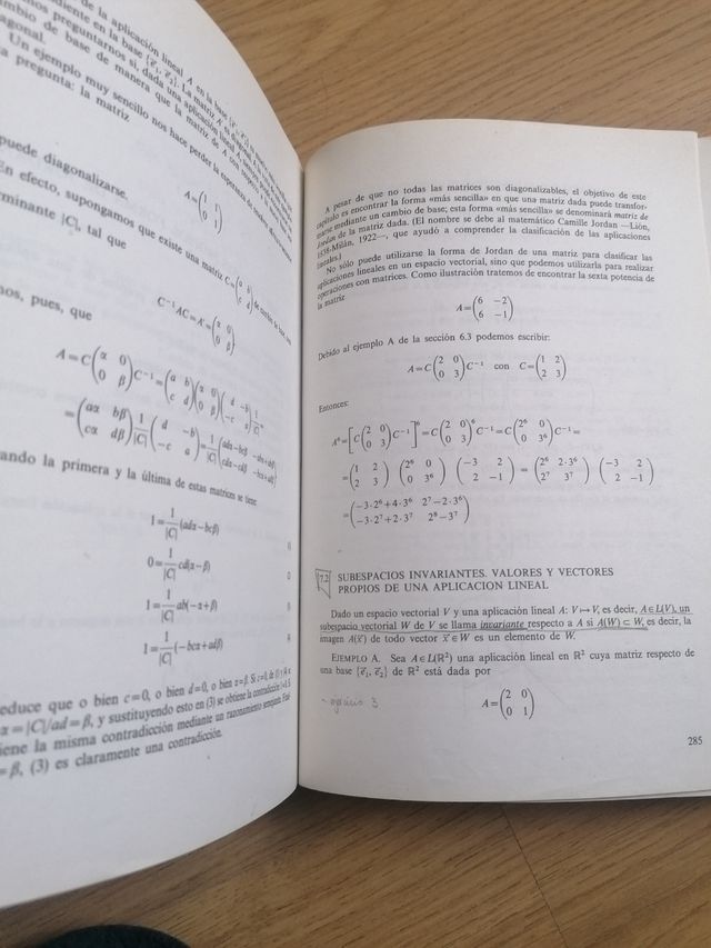 Álgebra y Geometría, Eugenio Hernández