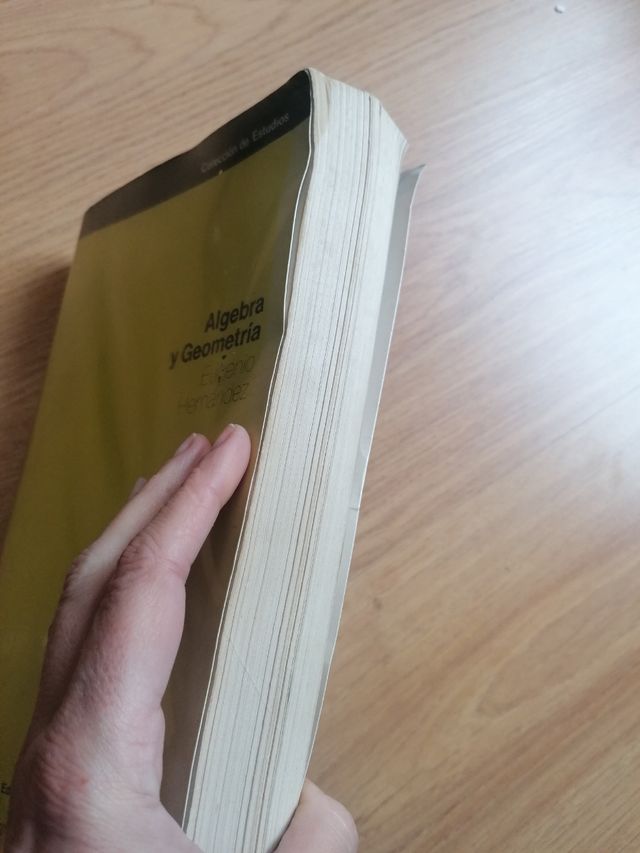 Álgebra y Geometría, Eugenio Hernández