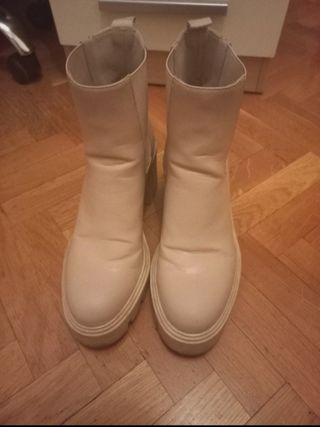 Botines chelsey tacón grueso