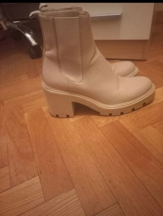 Botines chelsey tacón grueso