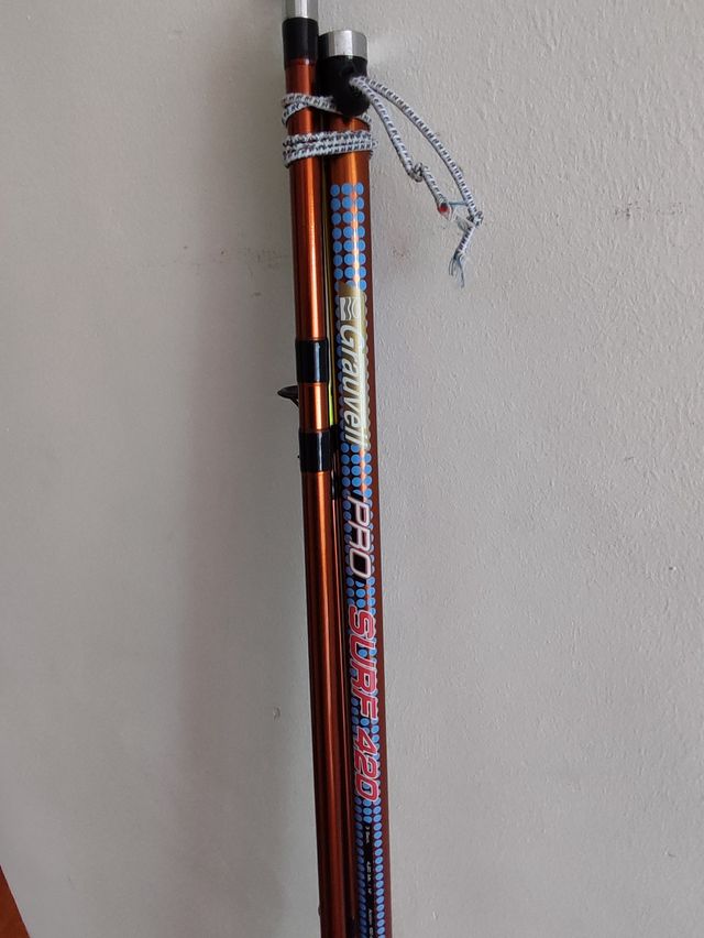 Caña de pescar grauvell pro surf 420 carbono