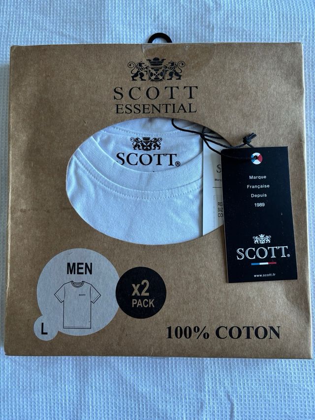 SCOTT lote 2 camisetas a estrenar. Talla L