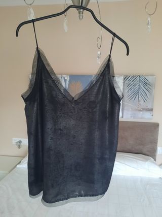 Camiseta encaje,camisa tirante y camiseta algodón