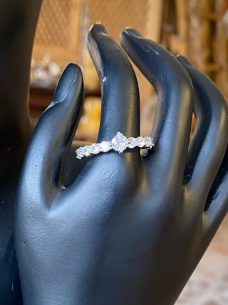 Sortija plata 925