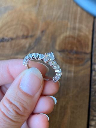 Sortija plata 925