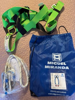 Equipo anticaidas sin estrenar