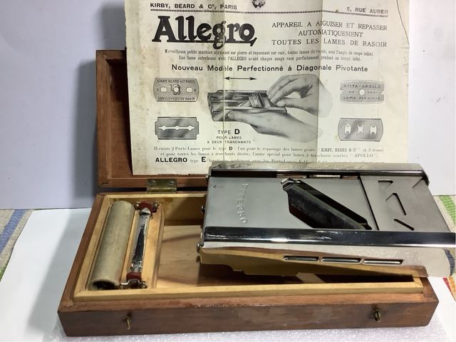 MAQUINA AFILAR CUCHILLAS ALLEGRO AÑOS 20’ o 30 ‘