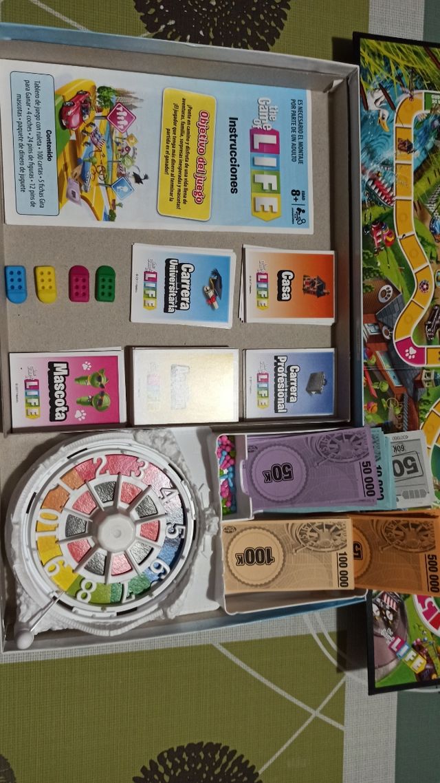 The game of life juego de mesa