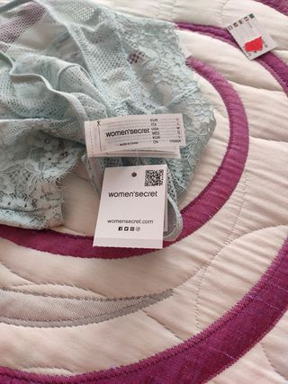 Braga tanga azul sin estrenar