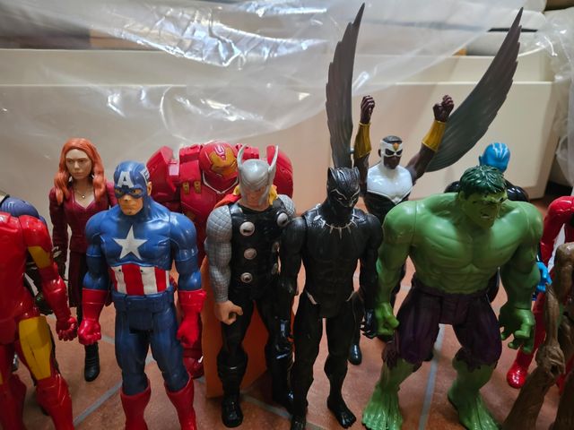 Pack figuras articuladas marvel 30 cm
