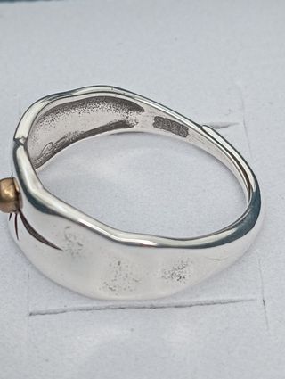 Anillo plata 925, étnico, ajustable