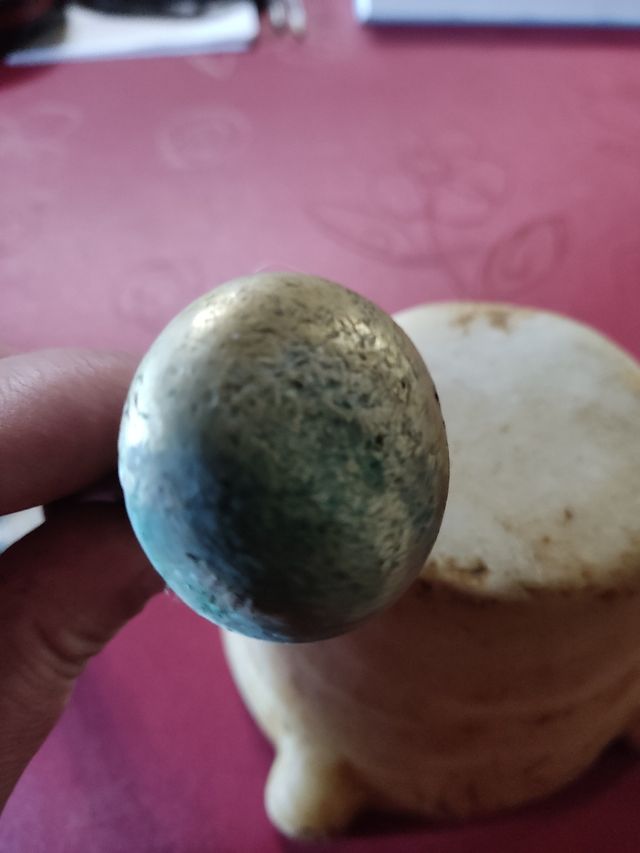 Mortero o almirez mármol con maza