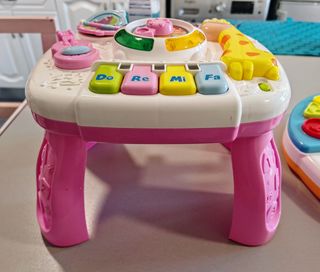 Mesa actividades bebé musical 