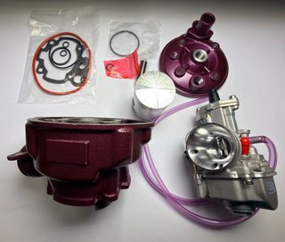 Kit cilindro 74cc am6  y carburador 24 keihin