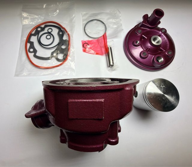 Kit cilindro 74cc am6  y carburador 24 keihin