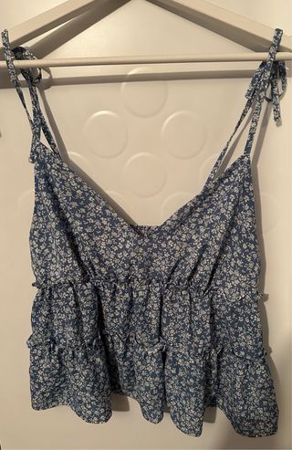 Blusa de tirantes floral