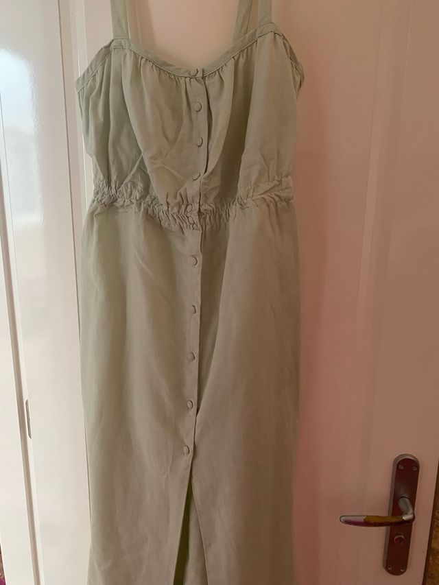 Vestido S de Zara verde