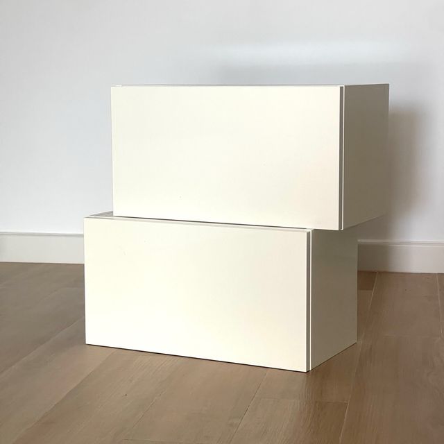 Modulos colgar lacado blanco brillo