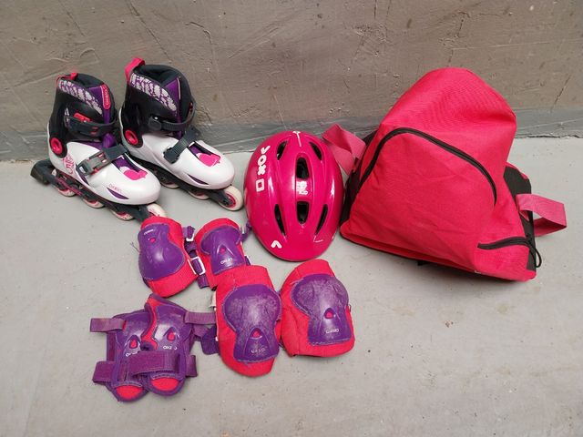 Patines y protecciones