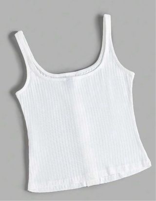 Top de tirantes con boton delantero