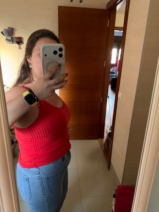 Camiseta tirantes roja