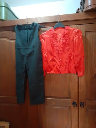 TRAJE FLAMENC@ 2 PIEZAS
