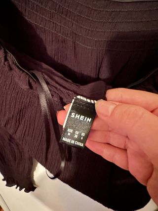 Blusa volante liso bohemio