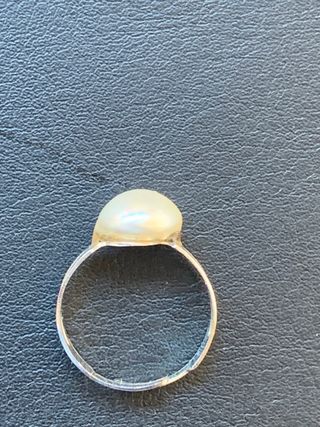 Anillo con perla Swarovski
