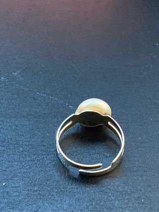 Anillo con perla Swarovski