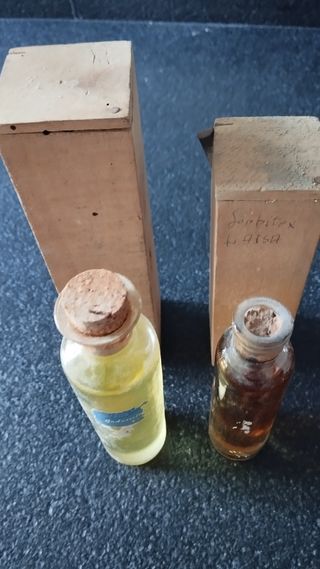 Botellitas antiguas de farmacia