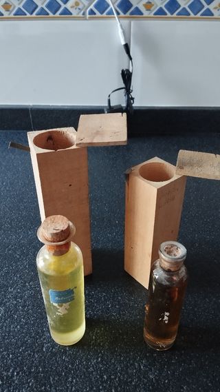 Botellitas antiguas de farmacia