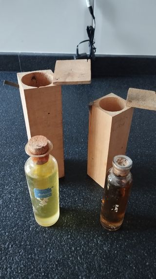 Botellitas antiguas de farmacia