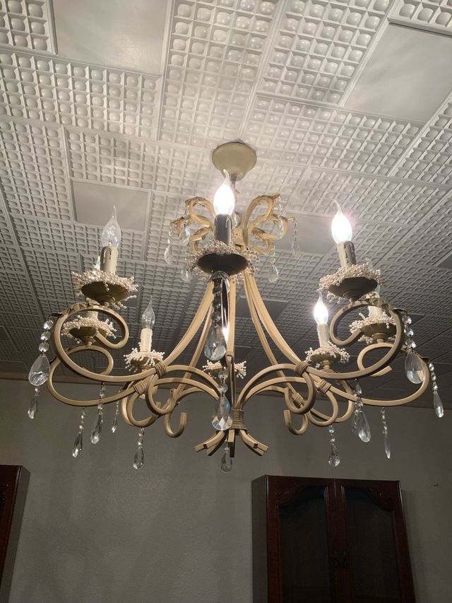 Lamapara araña de techo retro, antigua