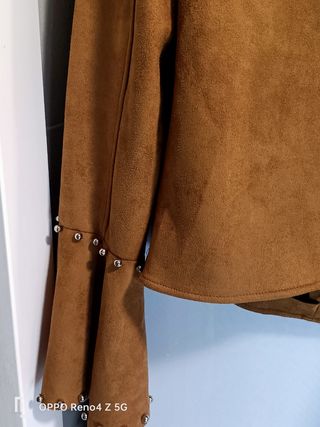 Chaqueta de antelina 