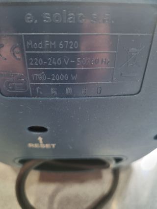 Freidora de 2 litros SOLAC FM 6720