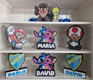 LAMPARAS LED PERSONALIZADAS CON NOMBRE