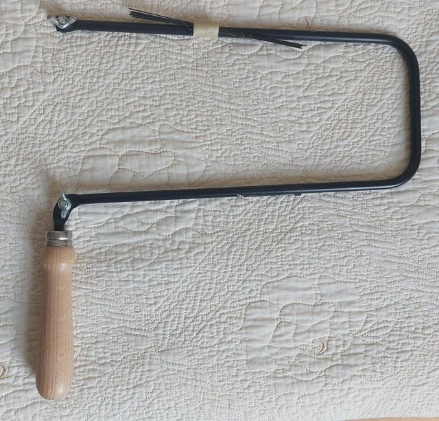 Segueta de marquetería con hojas de repuesto