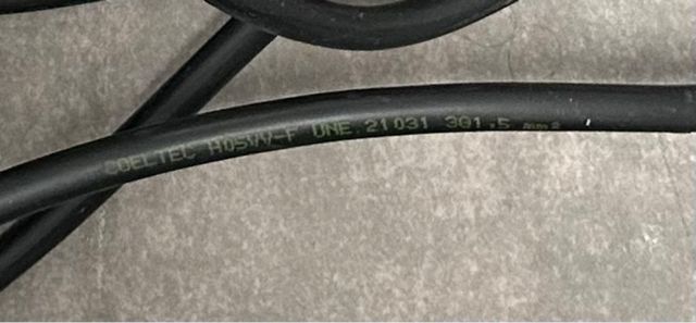 Cable alargador 15m exterior CEE más adaptador