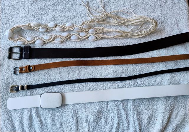 Lote de 5 cinturones