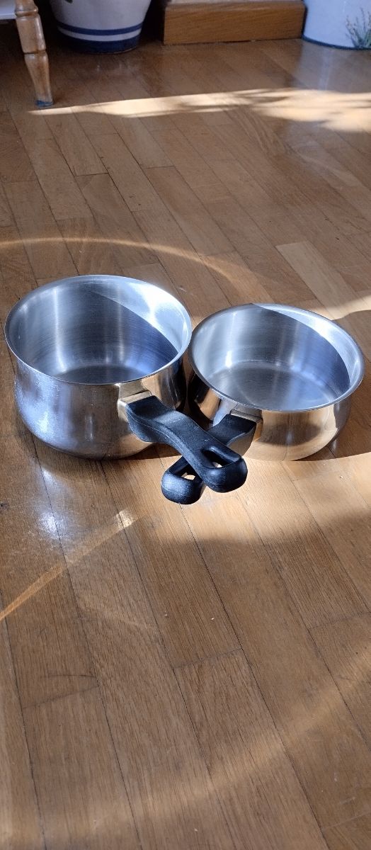 2 Cazos de acero inox 18/10 Serie Oro Fagor