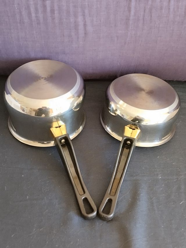 2 Cazos de acero inox 18/10 Serie Oro Fagor