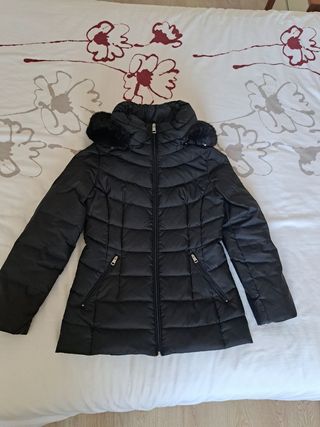 Abrigo plumas mujer