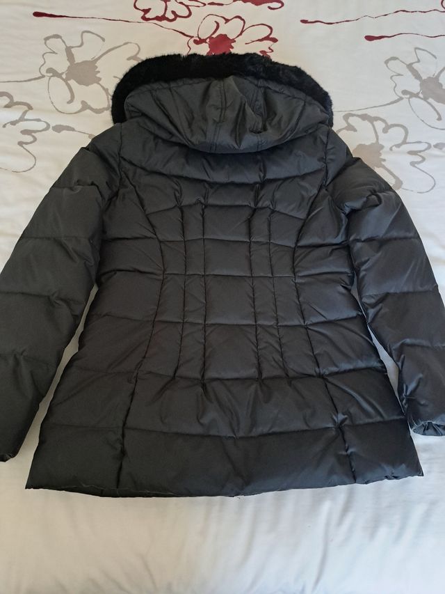 Abrigo plumas mujer
