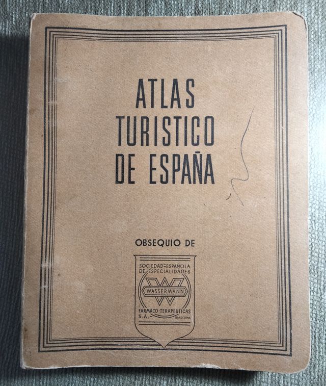 CARTELLA ATLANTE TURISTICO DELLA SPAGNA