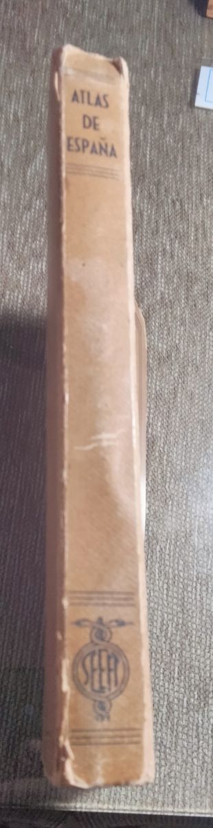 CARTELLA ATLANTE TURISTICO DELLA SPAGNA